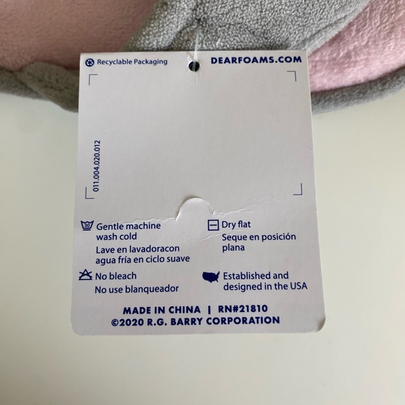 Dearfoams Memory Foam Pink Slippers - Picture 6 of 8